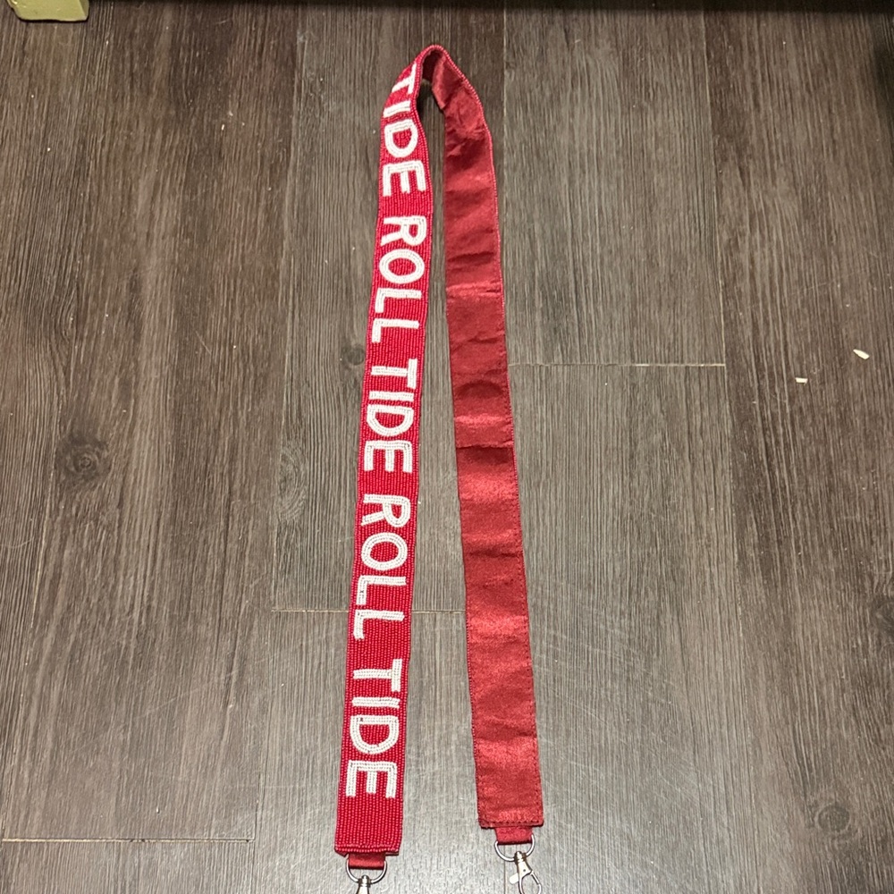 Beaded Alabama 'Roll Tide' Purse Strap